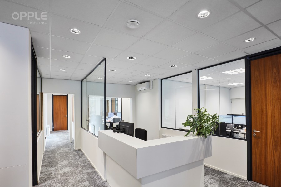 Dutch office with Smart Lighting - Downlight Performer HG 